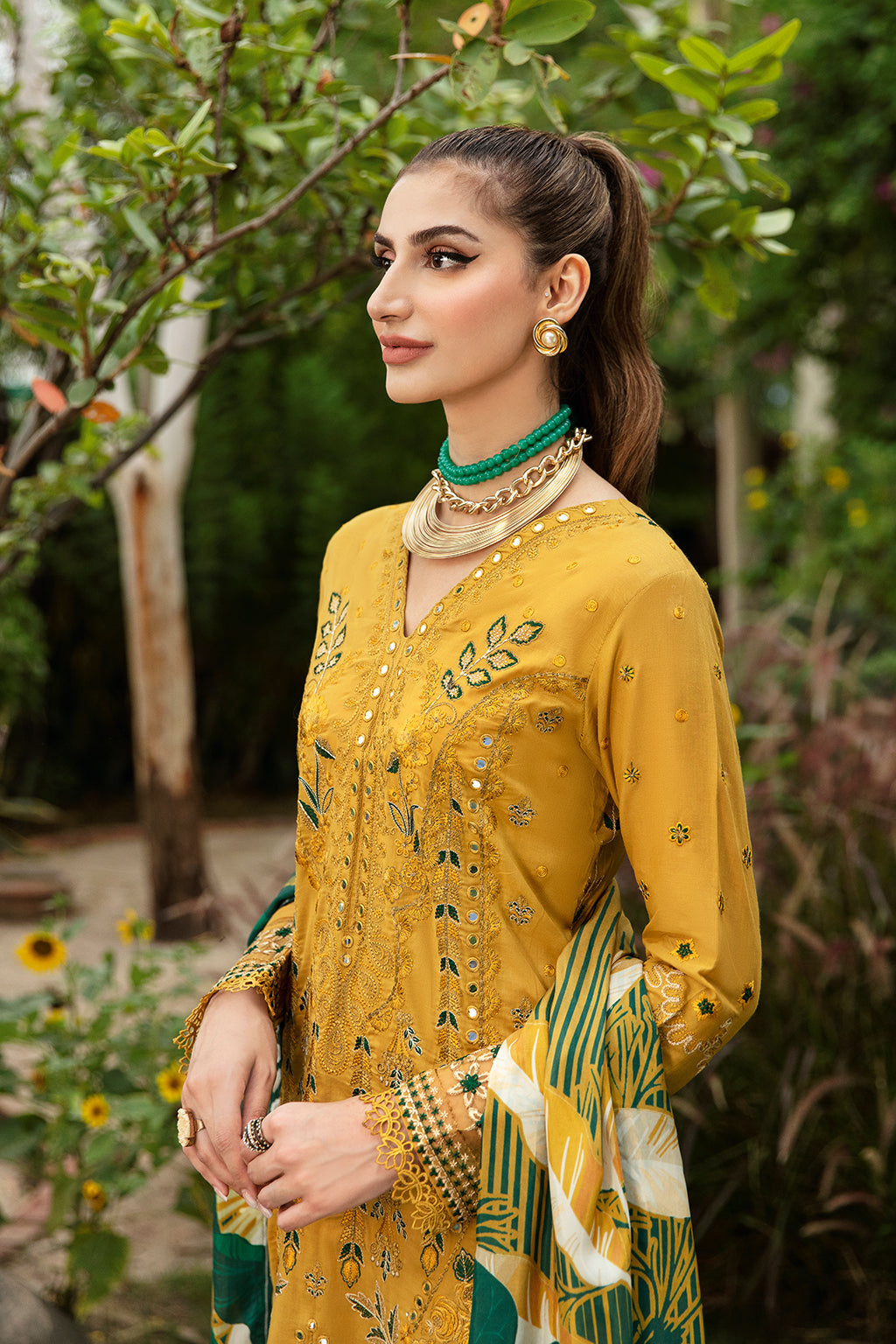Ramsha | Luxury Lawn 24 | Y-805 by Ramsha - Designer Dress - Type: Ladies Clothes - Available at Libayah - 100% Original