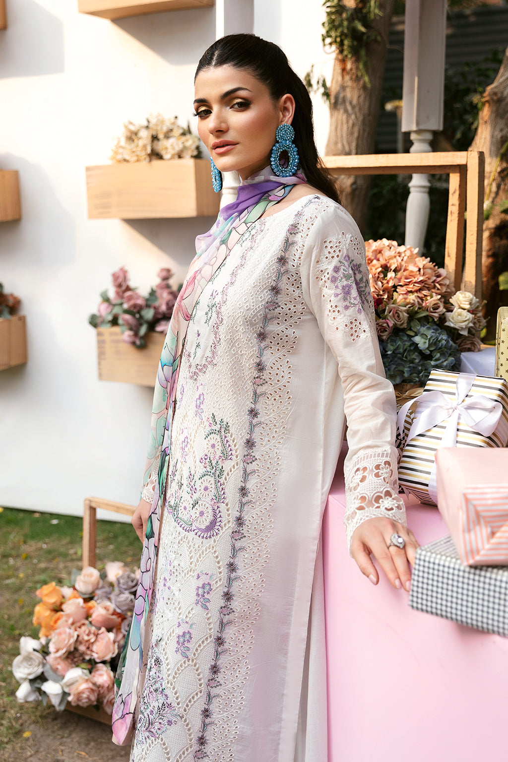 Ramsha | Andaaz Lawn Collection | Z-908 by Ramsha - Designer Dress - Type: Ladies Clothes - Available at Libayah - 100% Original