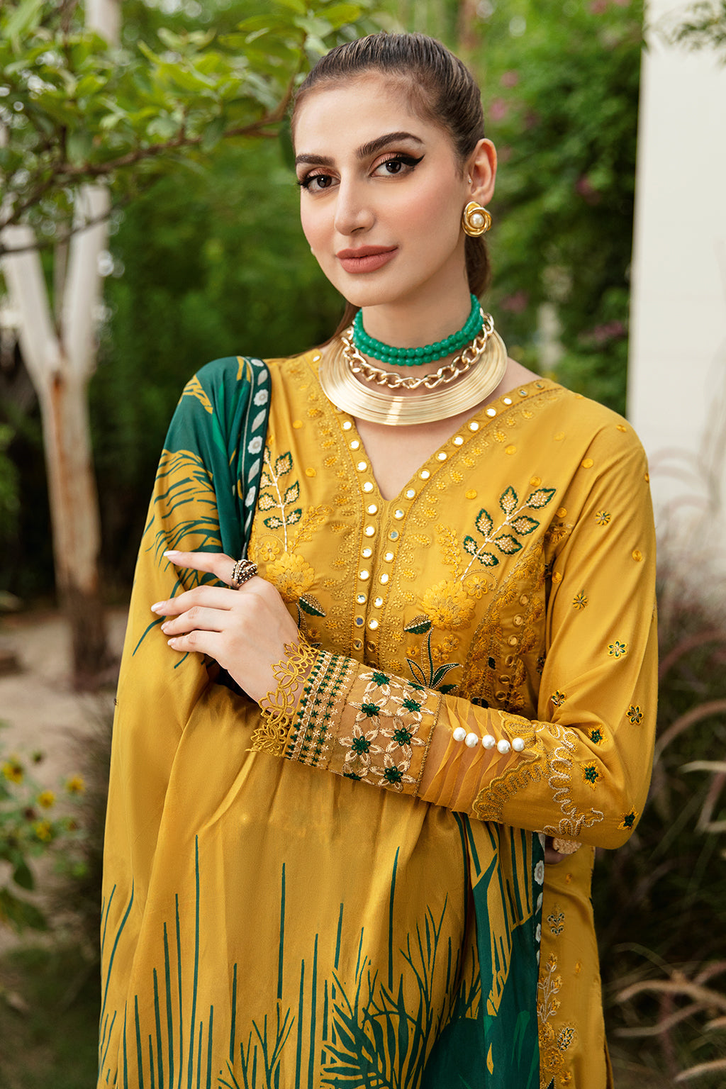 Ramsha | Luxury Lawn 24 | Y-805 by Ramsha - Designer Dress - Type: Ladies Clothes - Available at Libayah - 100% Original