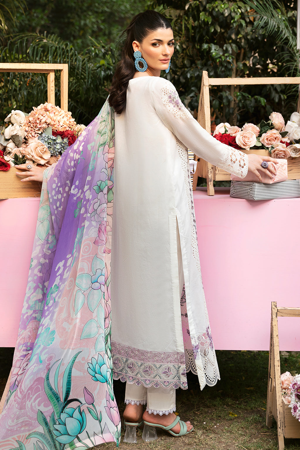 Ramsha | Andaaz Lawn Collection | Z-908 by Ramsha - Designer Dress - Type: Ladies Clothes - Available at Libayah - 100% Original