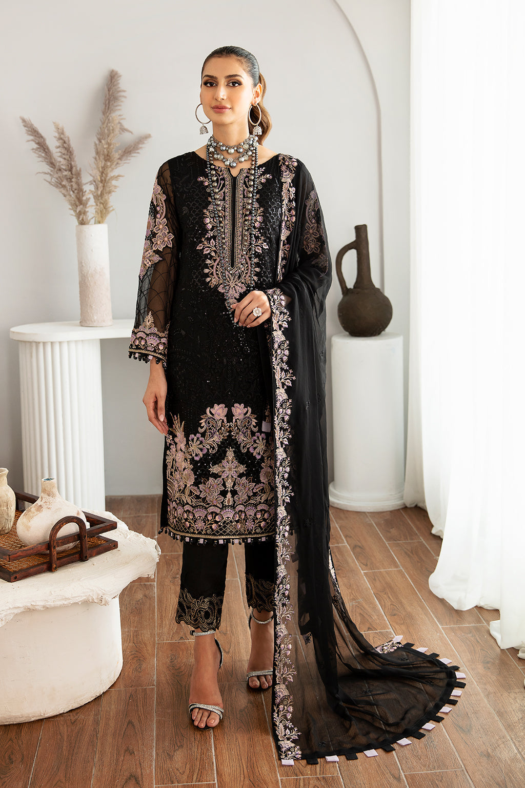 Ramsha | Rangoon Chiffon Collection 24 |D-1106 by Ramsha - Designer Dress - Type: Ladies Clothes - Available at Libayah - 100% Original