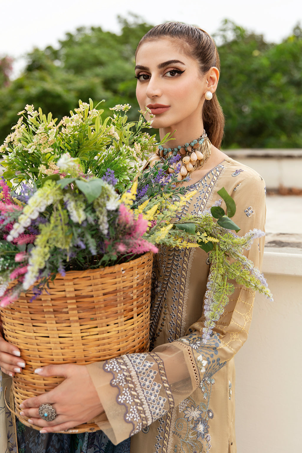 Ramsha | Luxury Lawn 24 | Y-802 by Ramsha - Designer Dress - Type: Ladies Clothes - Available at Libayah - 100% Original