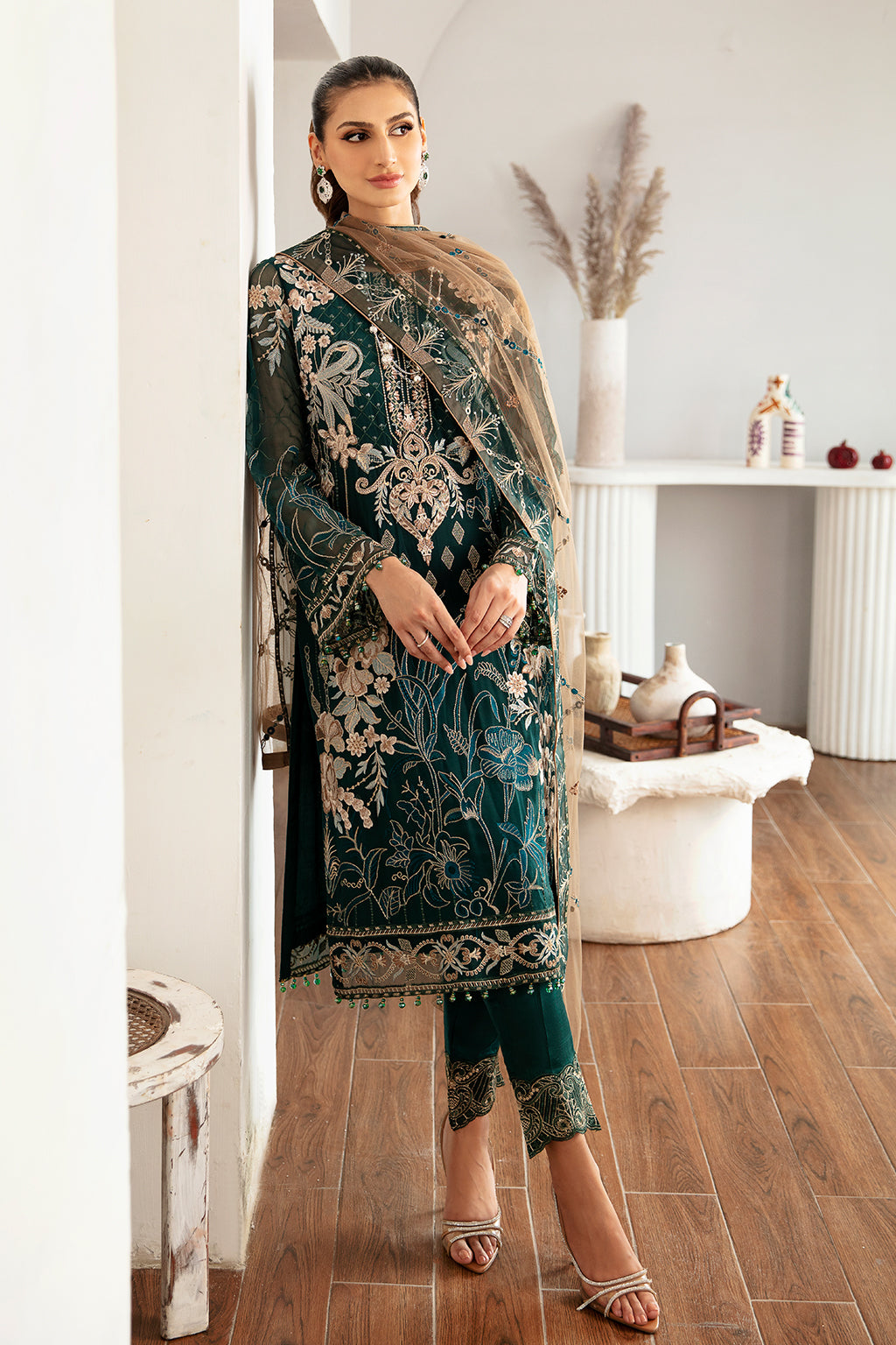Ramsha | Rangoon Chiffon Collection 24 |D-1101 by Ramsha - Designer Dress - Type: Ladies Clothes - Available at Libayah - 100% Original