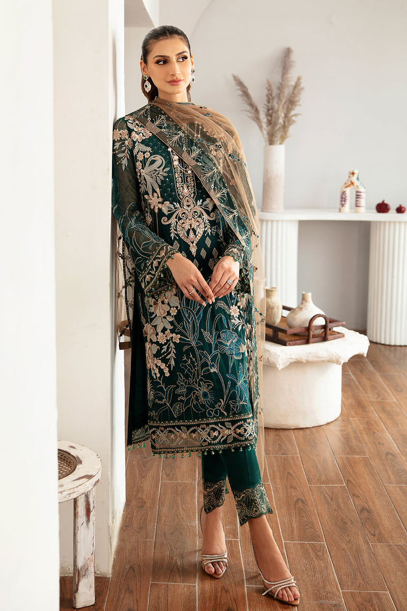 Ramsha | Rangoon Chiffon Collection 24 |D-1101 by Ramsha - Designer Dress - Type: Ladies Clothes - Available at Libayah - 100% Original