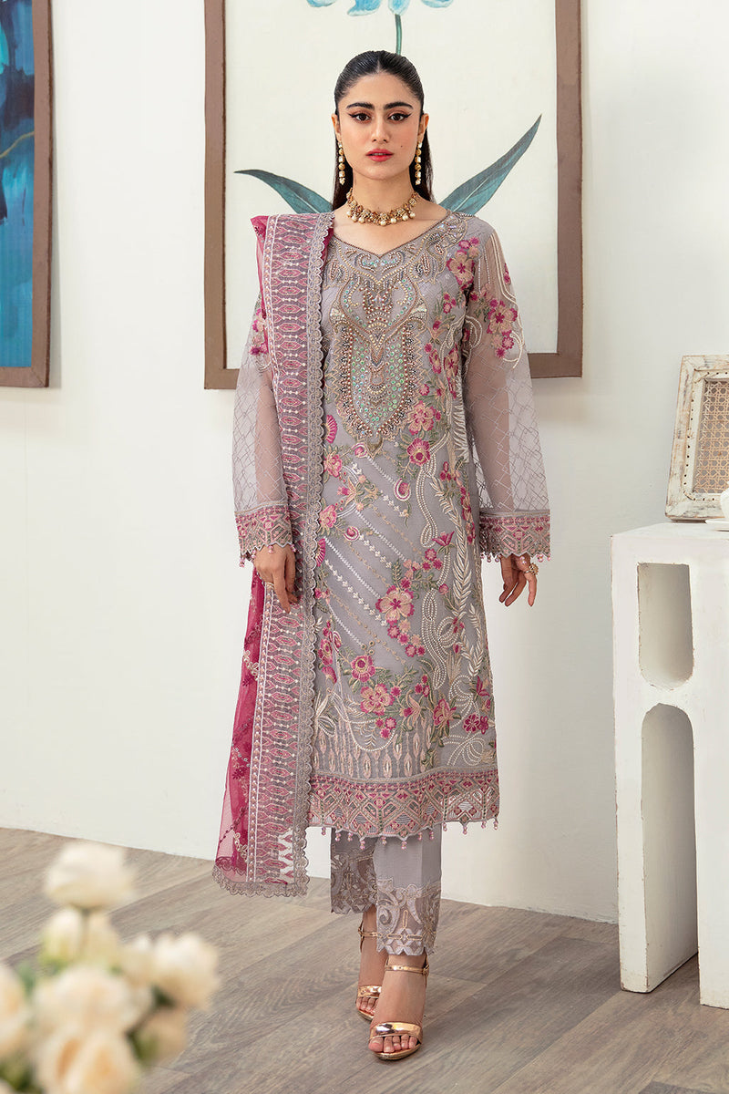 Ramsha | Minhal Organza Collection | M-1008 by Ramsha - Designer Dress - Type: Ladies Clothes - Available at Libayah - 100% Original