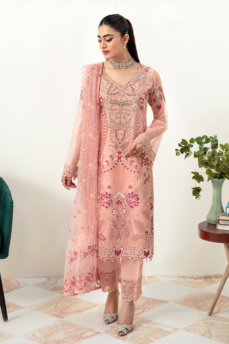 Ramsha | Minhal Organza Collection | M-1007 by Ramsha - Designer Dress - Type: Ladies Clothes - Available at Libayah - 100% Original