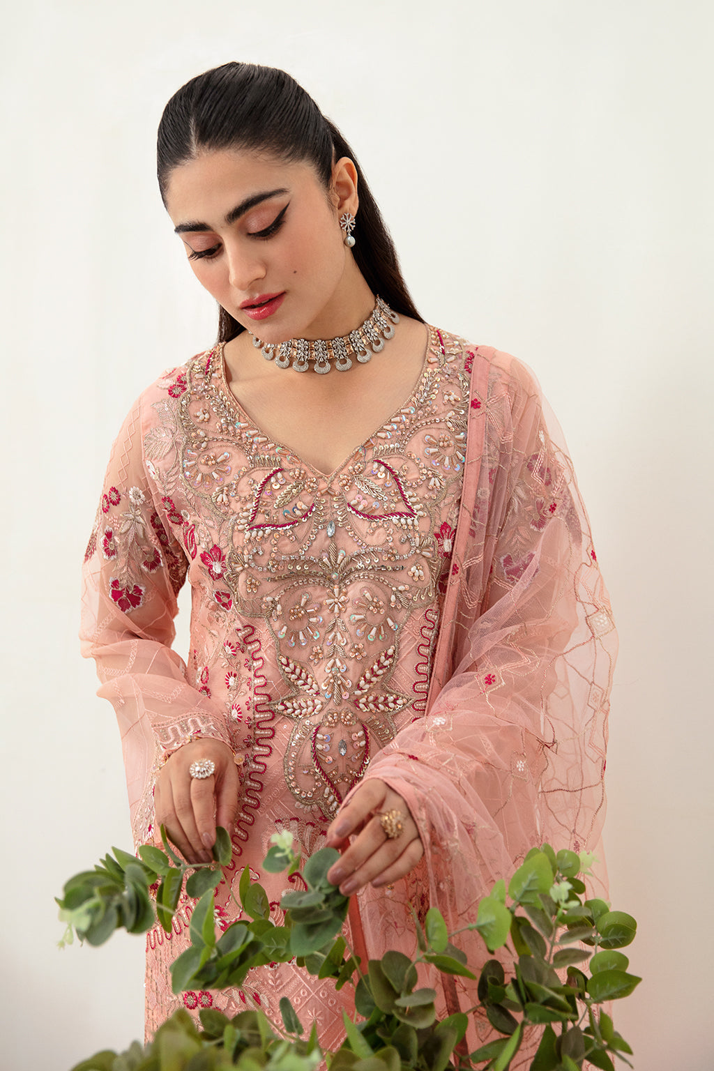 Ramsha | Minhal Organza Collection | M-1007 by Ramsha - Designer Dress - Type: Ladies Clothes - Available at Libayah - 100% Original