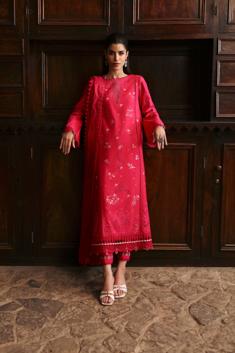 Qalamkar | Qlinekari Linen Collection | LM-07 NEESA by Qalamkar - Designer Dress - Type: Luxury - Available at Libayah - 100% Original