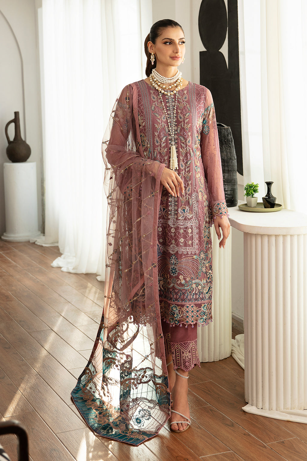 Ramsha | Rangoon Chiffon Collection 24 |D-1102 by Ramsha - Designer Dress - Type: Ladies Clothes - Available at Libayah - 100% Original