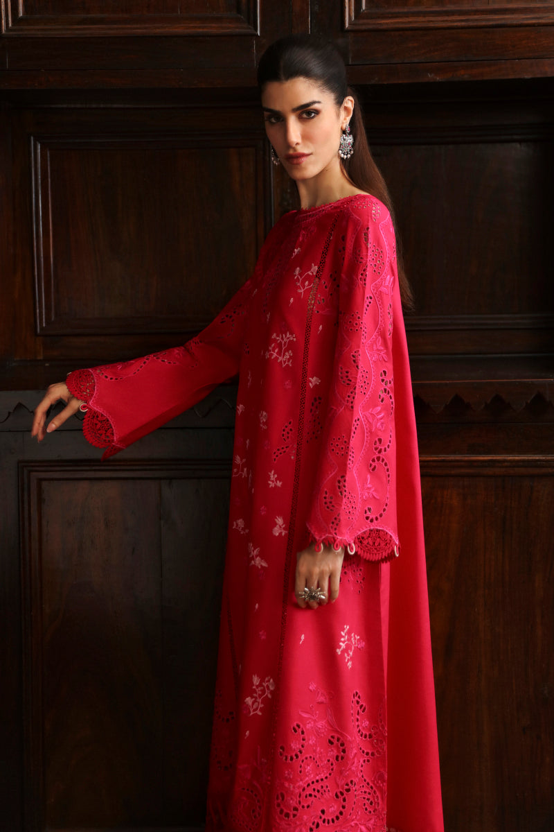 Qalamkar | Qlinekari Linen Collection | LM-07 NEESA by Qalamkar - Designer Dress - Type: Luxury - Available at Libayah - 100% Original