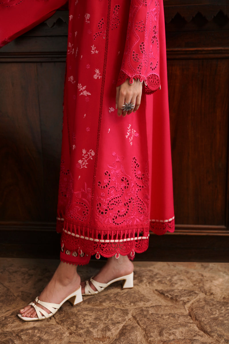 Qalamkar | Qlinekari Linen Collection | LM-07 NEESA by Qalamkar - Designer Dress - Type: Luxury - Available at Libayah - 100% Original