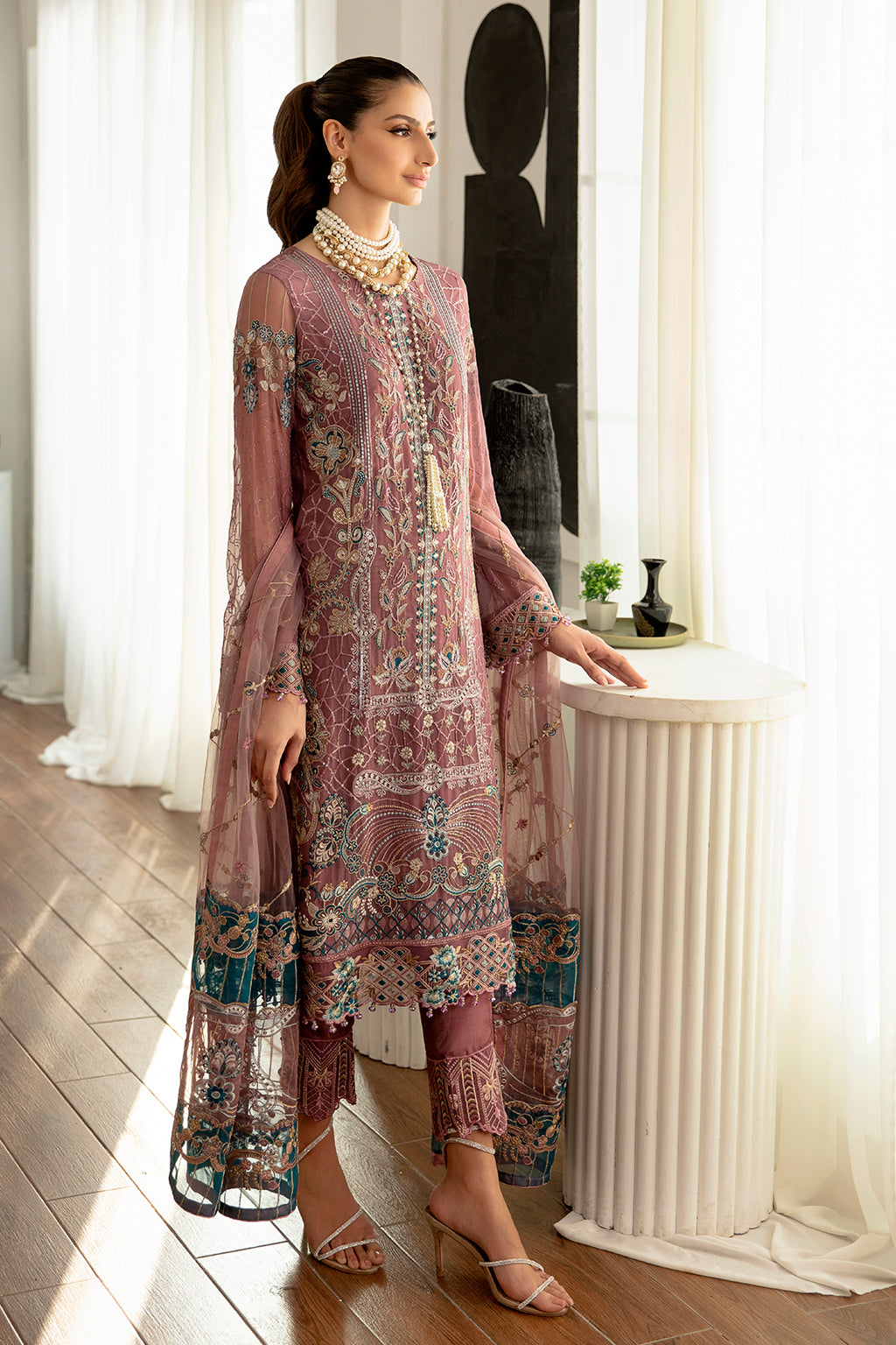 Ramsha | Rangoon Chiffon Collection 24 |D-1102 by Ramsha - Designer Dress - Type: Ladies Clothes - Available at Libayah - 100% Original