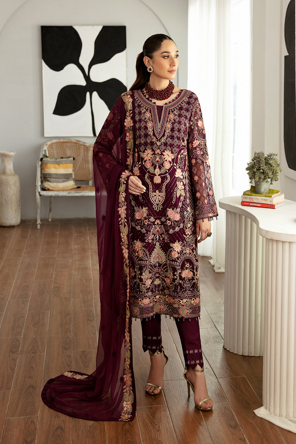 Ramsha | Rangoon Chiffon Collection 24 |D-1104 by Ramsha - Designer Dress - Type: Ladies Clothes - Available at Libayah - 100% Original