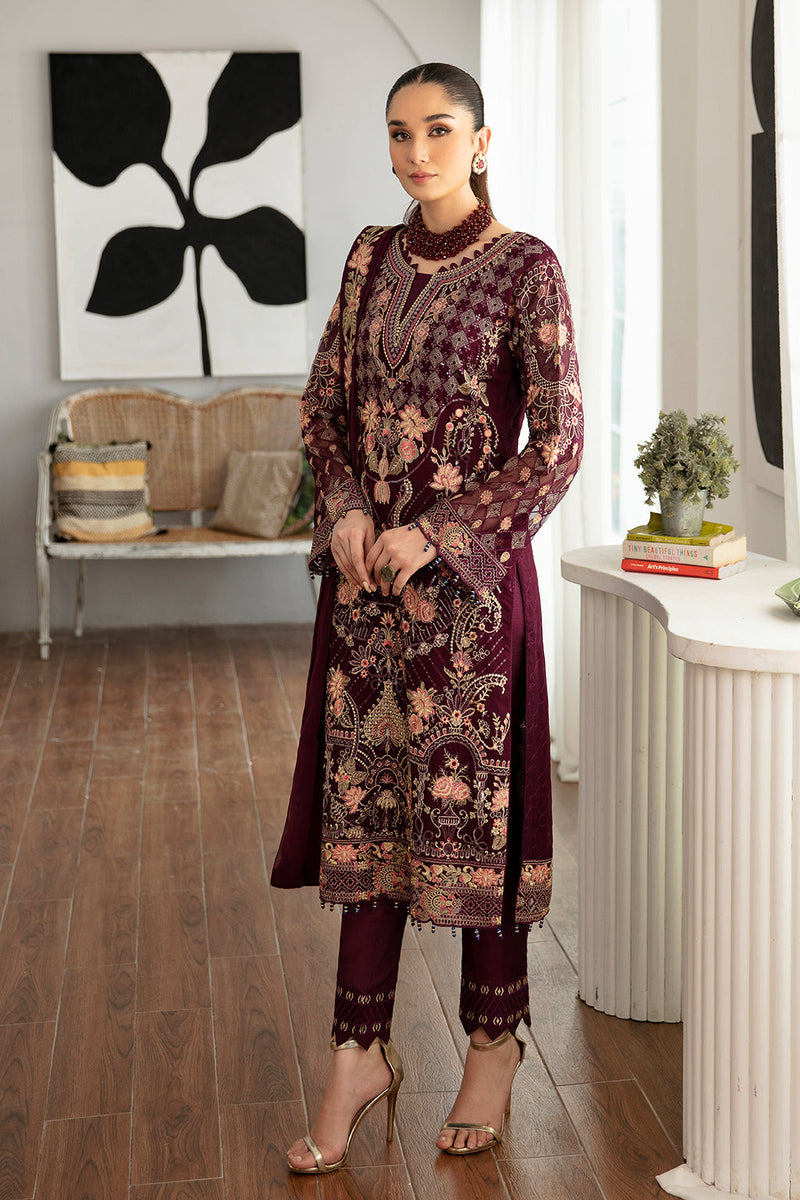 Ramsha | Rangoon Chiffon Collection 24 |D-1104 by Ramsha - Designer Dress - Type: Ladies Clothes - Available at Libayah - 100% Original