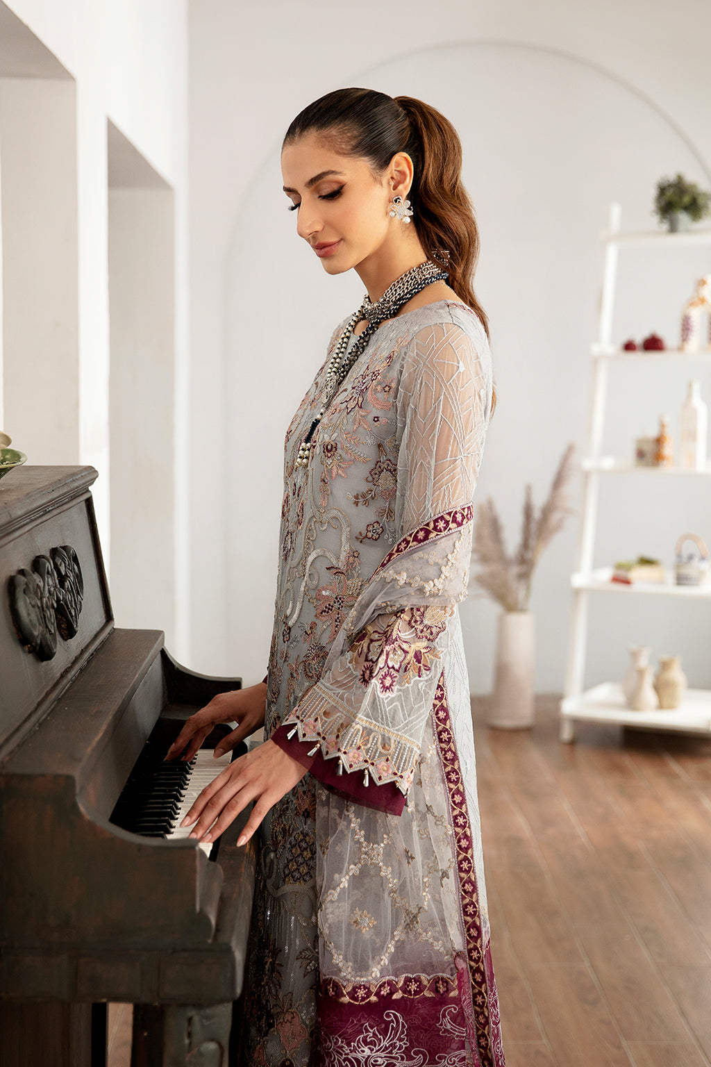 Ramsha | Rangoon Chiffon Collection 24 |D-1109 by Ramsha - Designer Dress - Type: Ladies Clothes - Available at Libayah - 100% Original