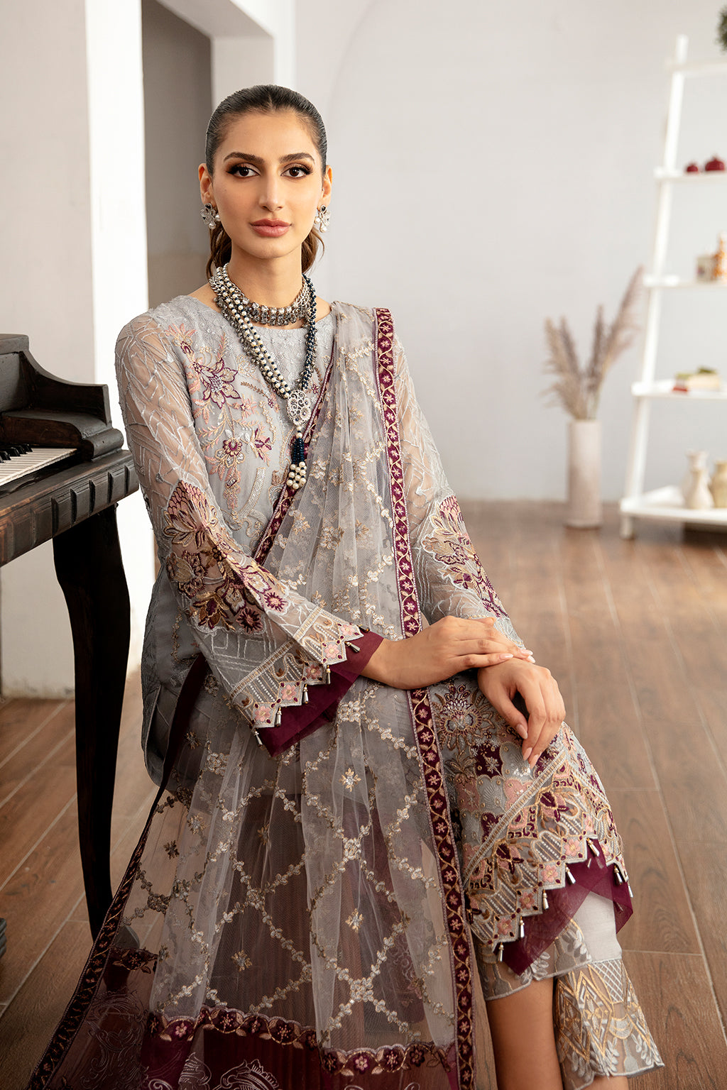 Ramsha | Rangoon Chiffon Collection 24 |D-1109 by Ramsha - Designer Dress - Type: Ladies Clothes - Available at Libayah - 100% Original