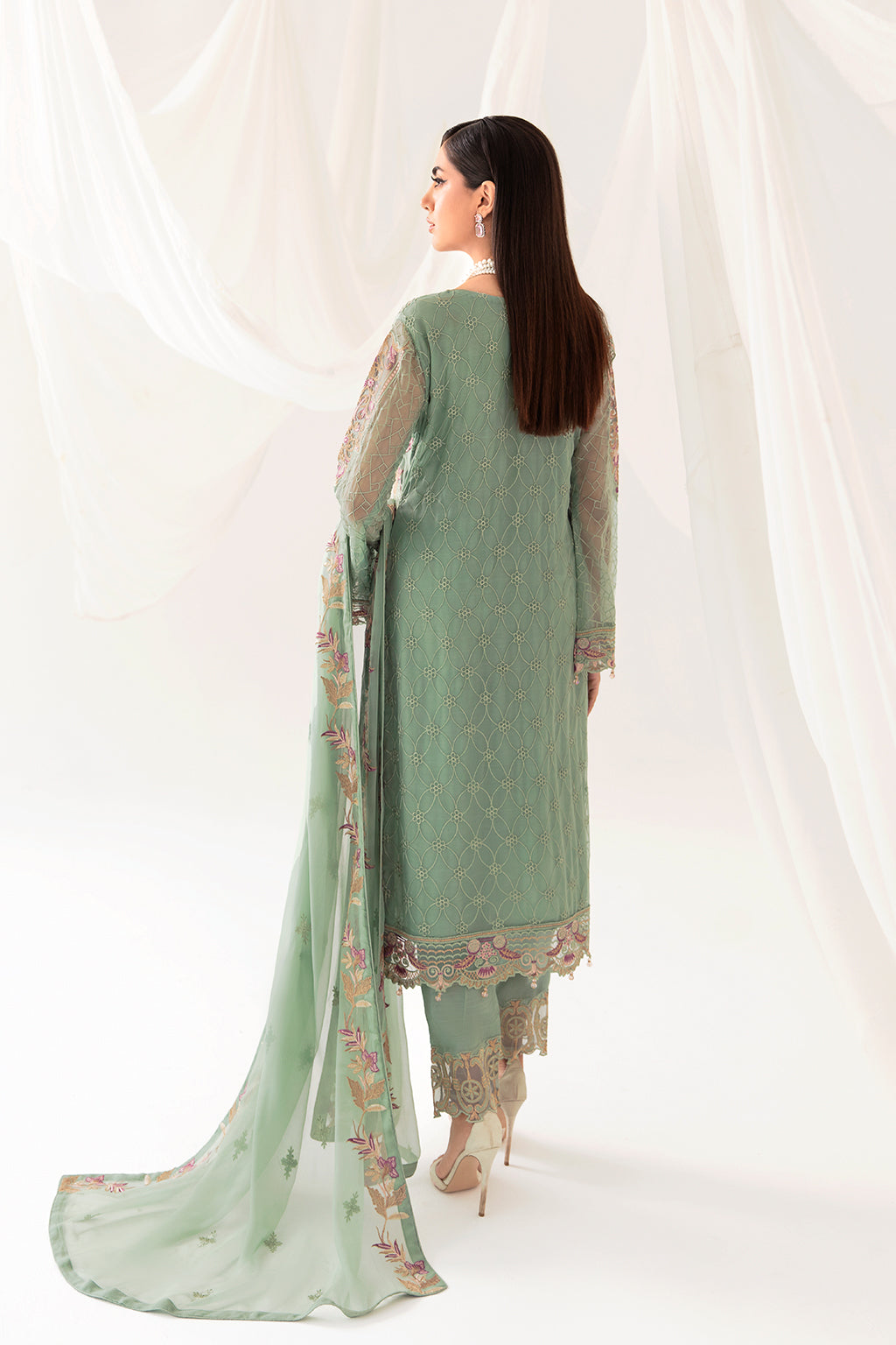 Ramsha | Rangoon Chiffon Collection 24 | D-1003 by Ramsha - Designer Dress - Type: Ladies Clothes - Available at Libayah - 100% Original