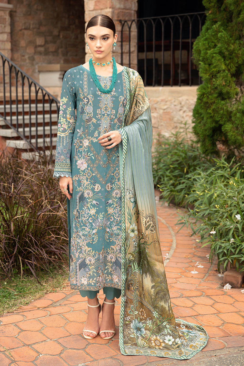 Ramsha | Riwayat Lawn Collection| Y-907 by Ramsha - Designer Dress - Type: Ladies Clothes - Available at Libayah - 100% Original