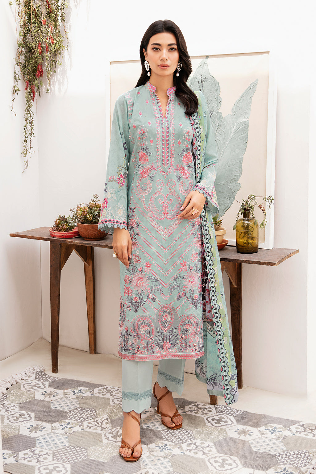 Ramsha | Mashaal Luxury Lawn | L-1110 by Ramsha - Designer Dress - Type: Ladies Clothes - Available at Libayah - 100% Original