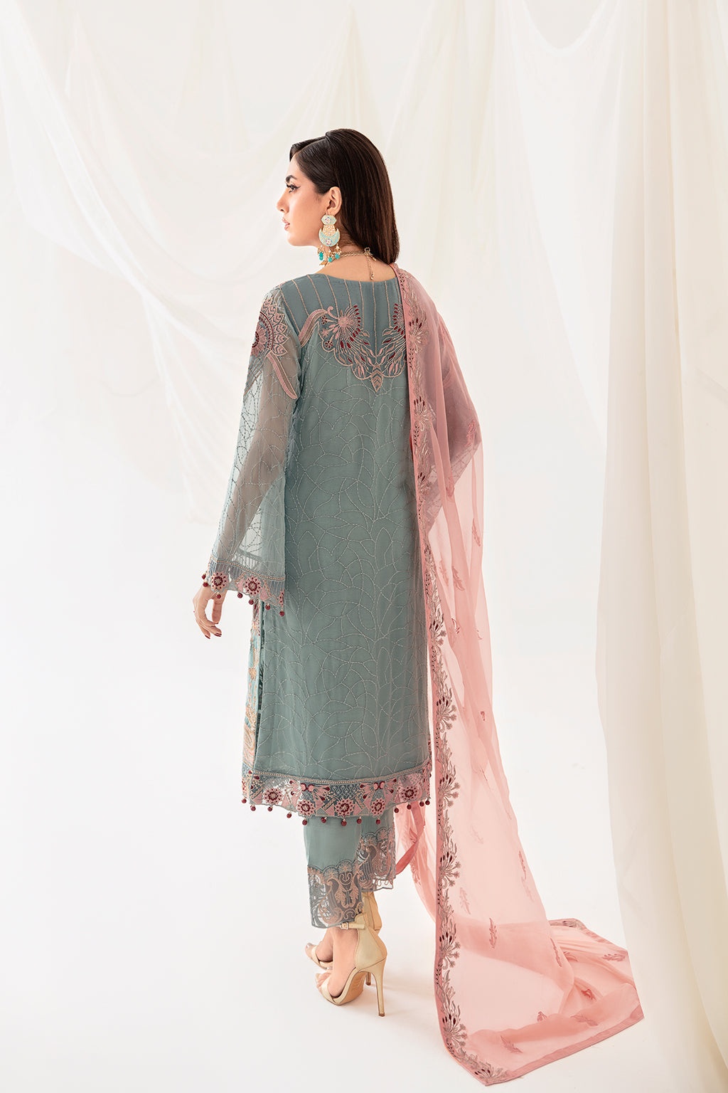 Ramsha | Rangoon Chiffon Collection 24 | D-1010 by Ramsha - Designer Dress - Type: Ladies Clothes - Available at Libayah - 100% Original