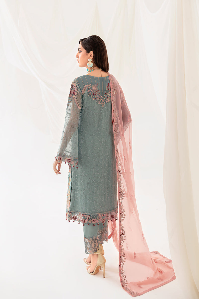 Ramsha | Rangoon Chiffon Collection 24 | D-1010 by Ramsha - Designer Dress - Type: Ladies Clothes - Available at Libayah - 100% Original