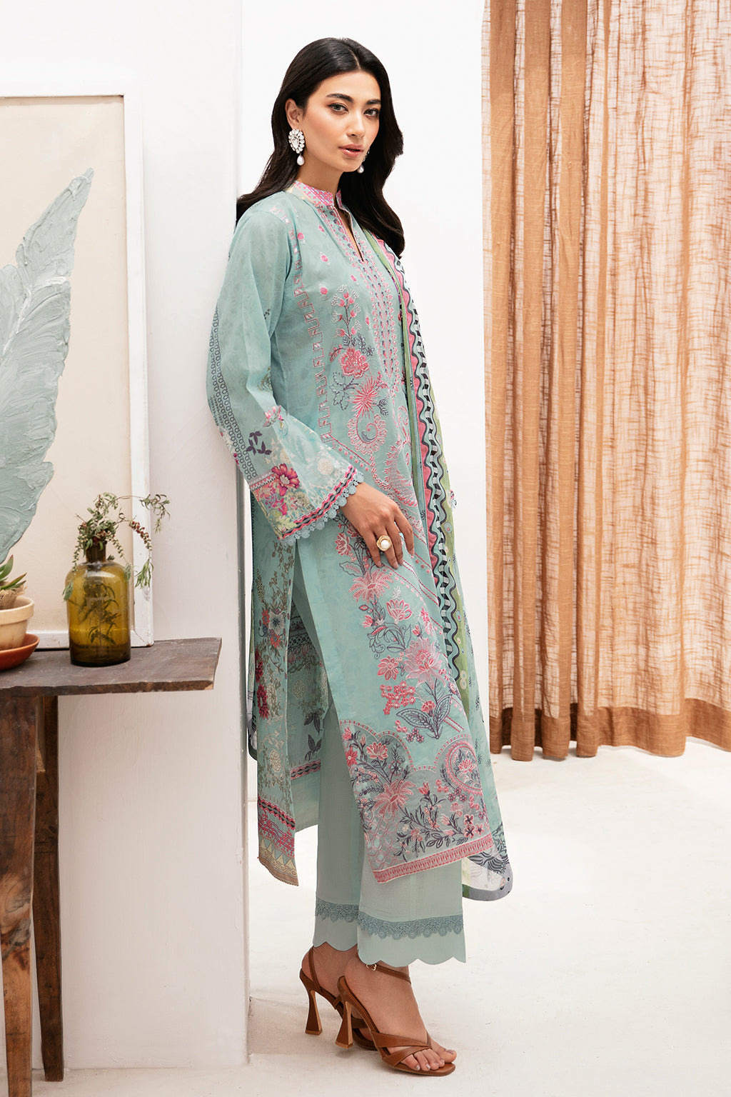 Ramsha | Mashaal Luxury Lawn | L-1110 by Ramsha - Designer Dress - Type: Ladies Clothes - Available at Libayah - 100% Original