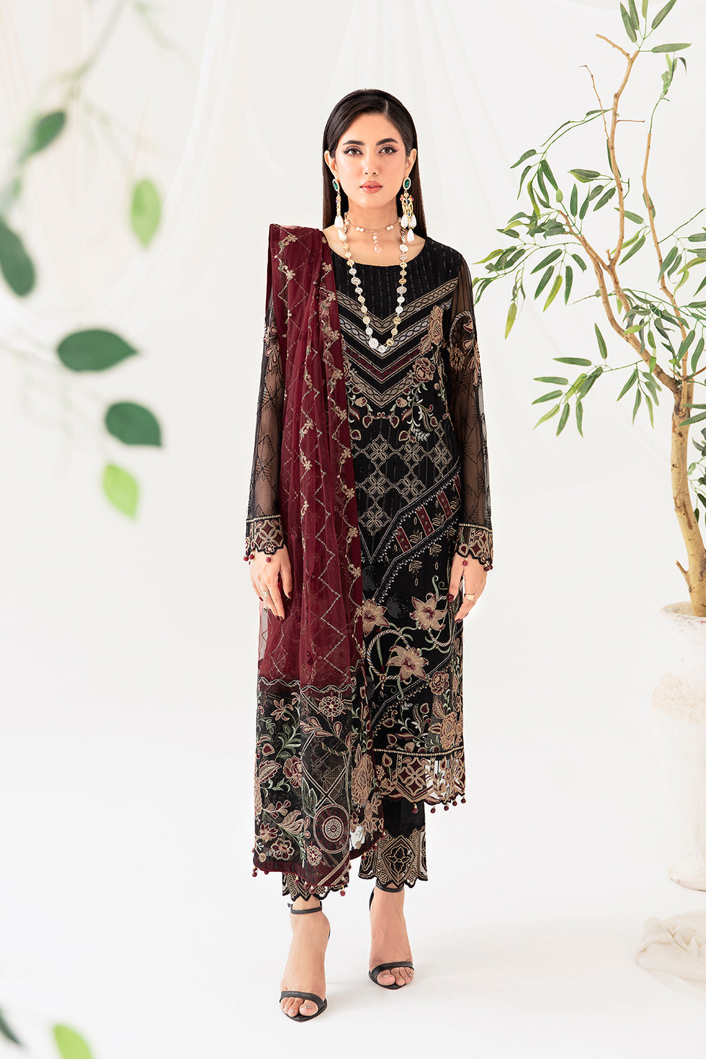 Ramsha | Rangoon Chiffon Collection 24 | D-1008 by Ramsha - Designer Dress - Type: Ladies Clothes - Available at Libayah - 100% Original
