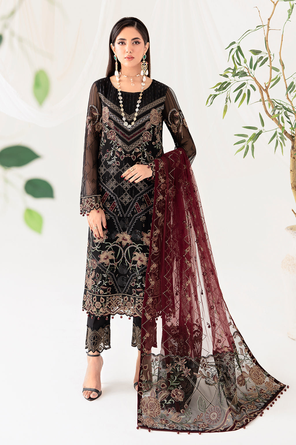 Ramsha | Rangoon Chiffon Collection 24 | D-1008 by Ramsha - Designer Dress - Type: Ladies Clothes - Available at Libayah - 100% Original