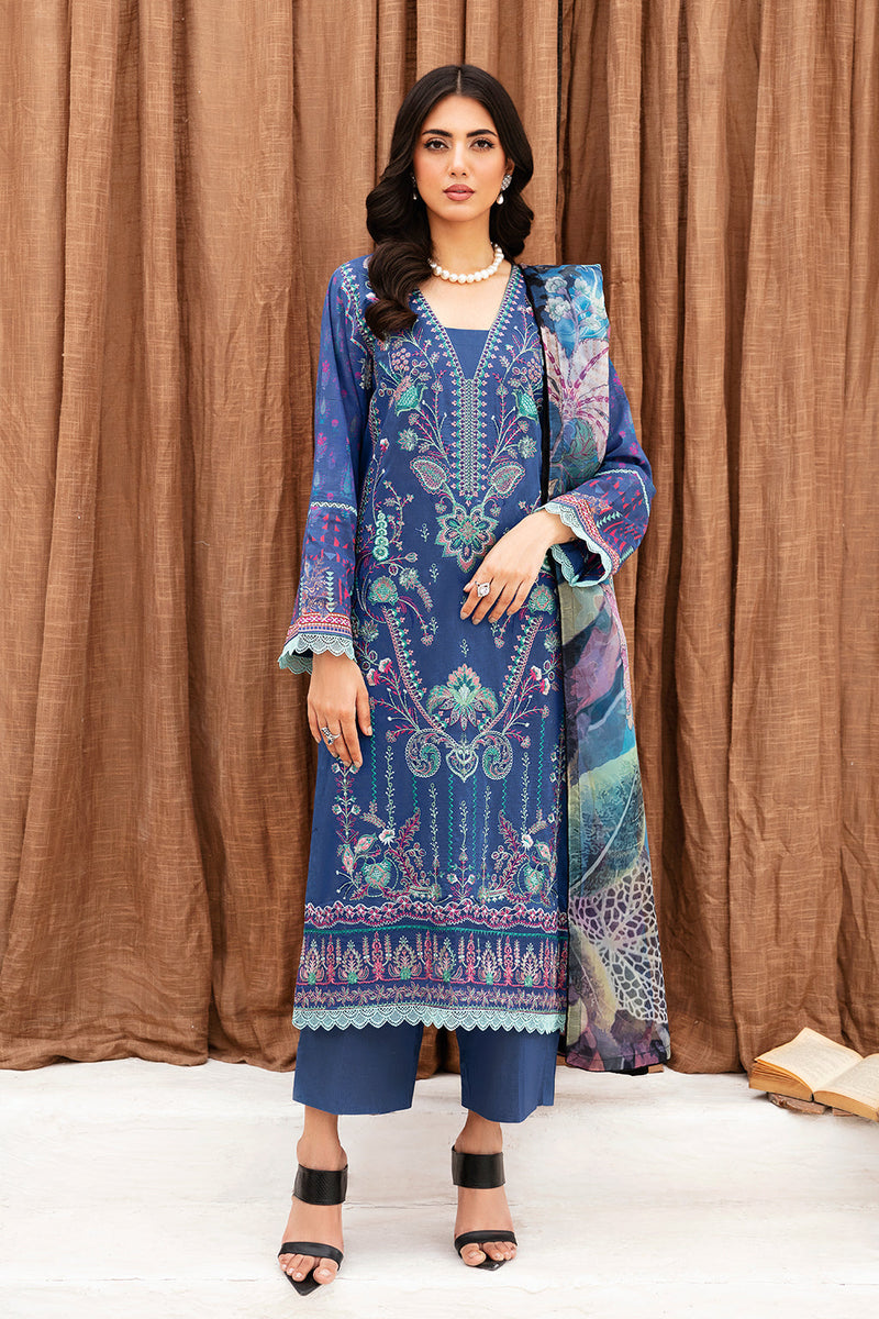 Ramsha | Mashaal Luxury Lawn | L-1112 by Ramsha - Designer Dress - Type: Ladies Clothes - Available at Libayah - 100% Original