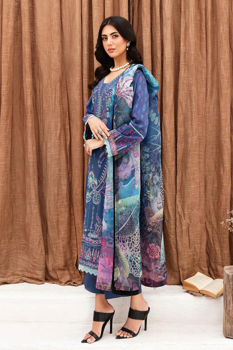 Ramsha | Mashaal Luxury Lawn | L-1112 by Ramsha - Designer Dress - Type: Ladies Clothes - Available at Libayah - 100% Original