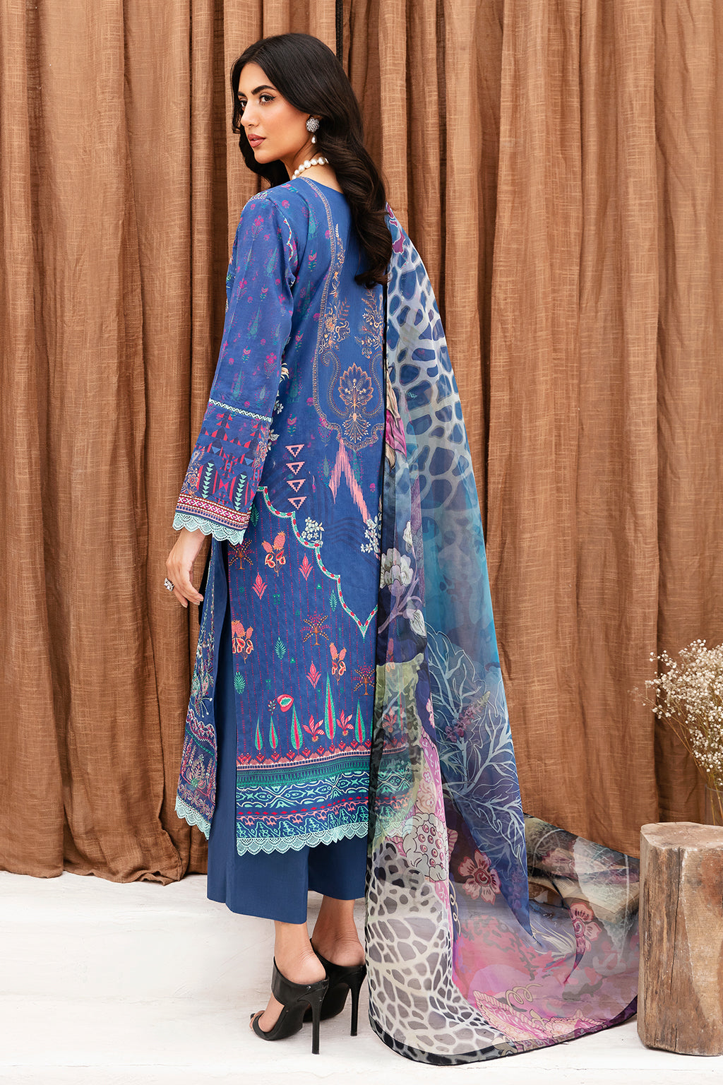 Ramsha | Mashaal Luxury Lawn | L-1112 by Ramsha - Designer Dress - Type: Ladies Clothes - Available at Libayah - 100% Original