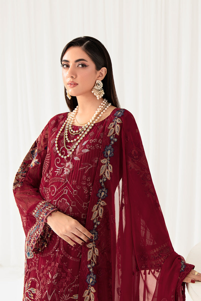 Ramsha | Rangoon Chiffon Collection 24 | D-1004 by Ramsha - Designer Dress - Type: Ladies Clothes - Available at Libayah - 100% Original