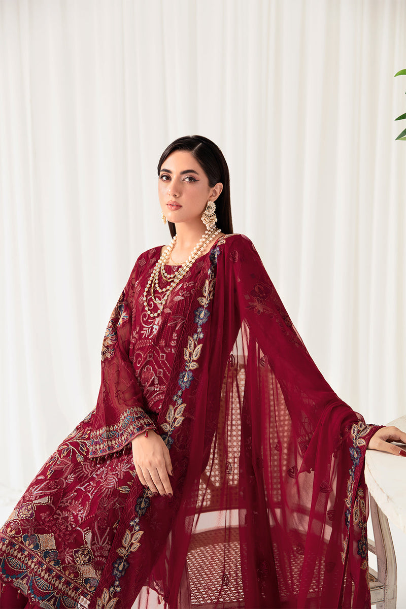 Ramsha | Rangoon Chiffon Collection 24 | D-1004 by Ramsha - Designer Dress - Type: Ladies Clothes - Available at Libayah - 100% Original