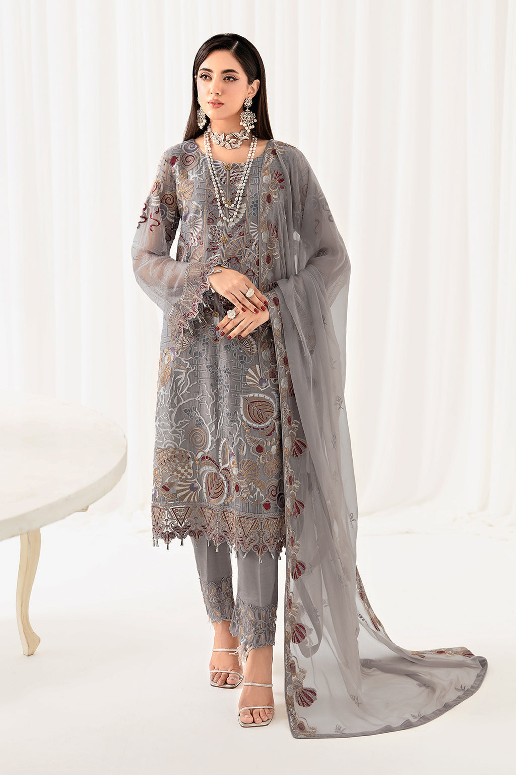 Ramsha | Rangoon Chiffon Collection 24 | D-1006 by Ramsha - Designer Dress - Type: Ladies Clothes - Available at Libayah - 100% Original