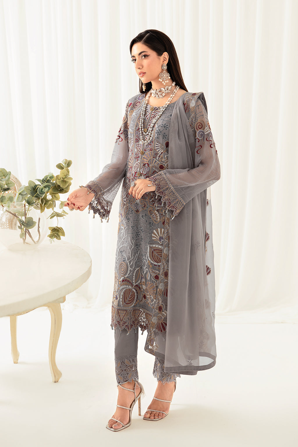Ramsha | Rangoon Chiffon Collection 24 | D-1006 by Ramsha - Designer Dress - Type: Ladies Clothes - Available at Libayah - 100% Original