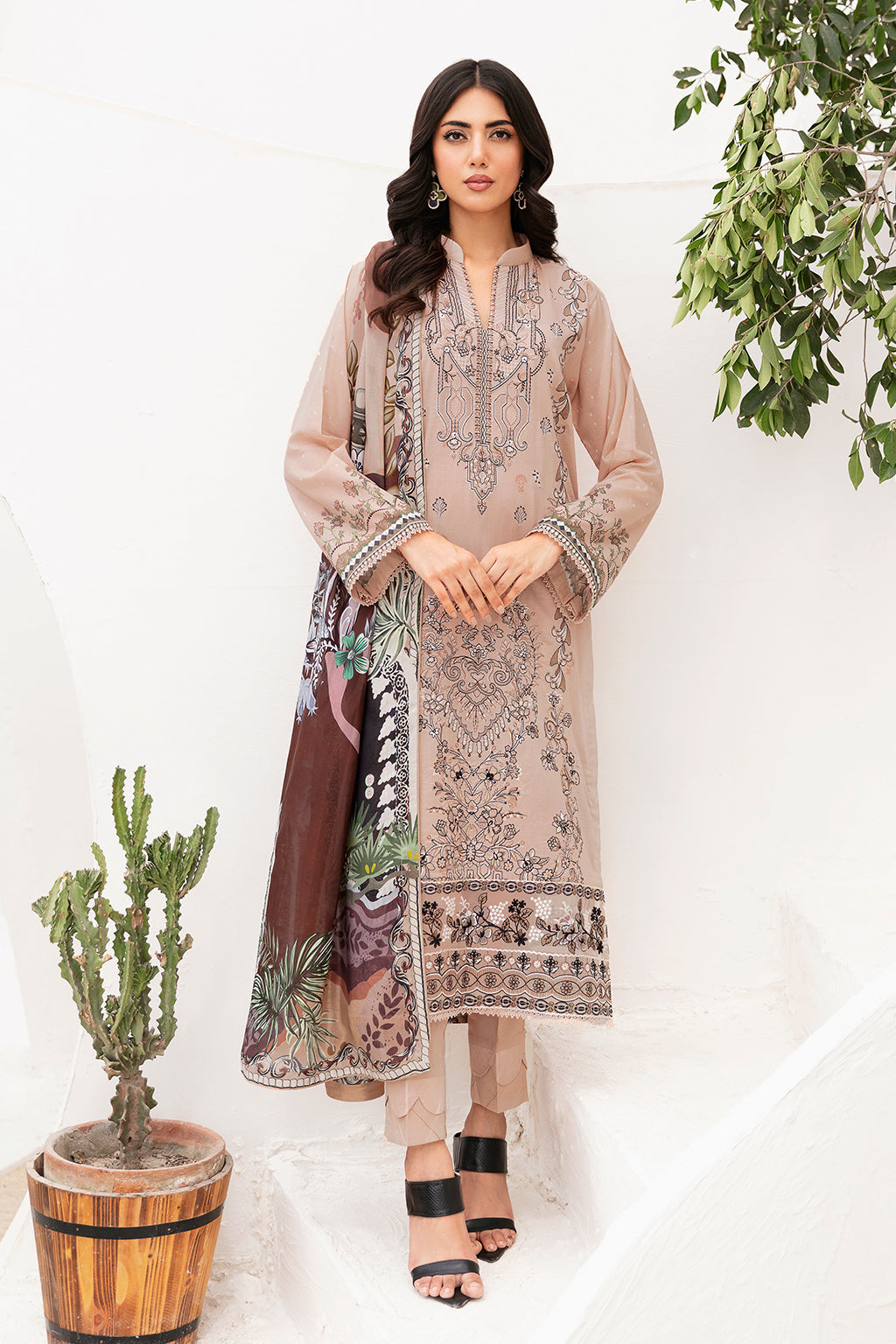 Ramsha | Mashaal Luxury Lawn | L-1106 by Ramsha - Designer Dress - Type: Ladies Clothes - Available at Libayah - 100% Original