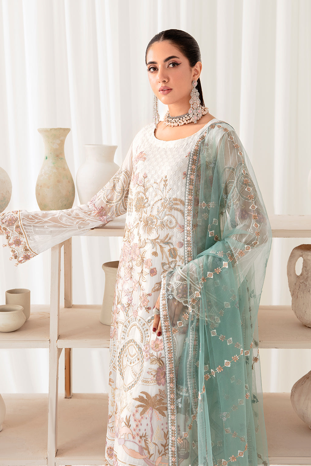 Ramsha | Rangoon Chiffon Collection 24 | D-1005 by Ramsha - Designer Dress - Type: Ladies Clothes - Available at Libayah - 100% Original