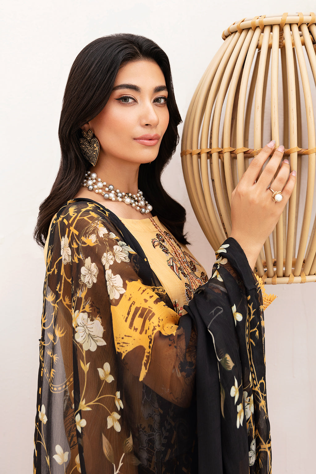 Ramsha | Mashaal Luxury Lawn | L-1111 by Ramsha - Designer Dress - Type: Ladies Clothes - Available at Libayah - 100% Original