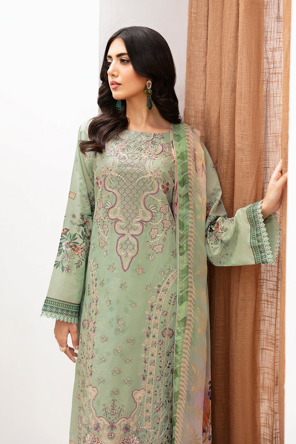 Ramsha | Mashaal Luxury Lawn | L-1101 by Ramsha - Designer Dress - Type: Ladies Clothes - Available at Libayah - 100% Original