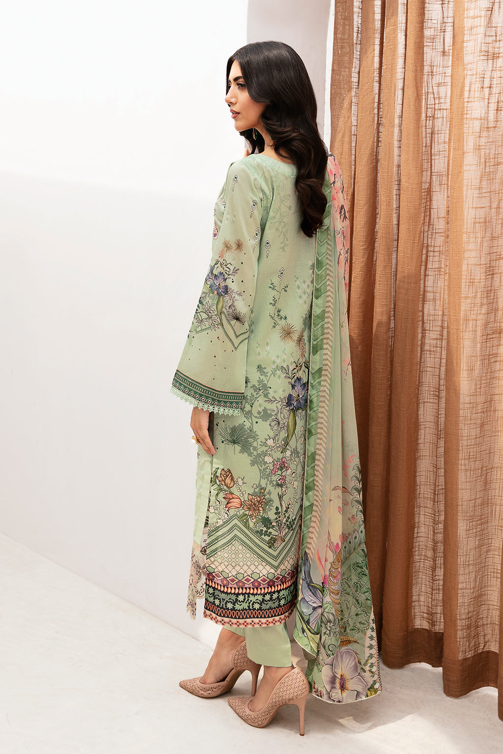 Ramsha | Mashaal Luxury Lawn | L-1101 by Ramsha - Designer Dress - Type: Ladies Clothes - Available at Libayah - 100% Original