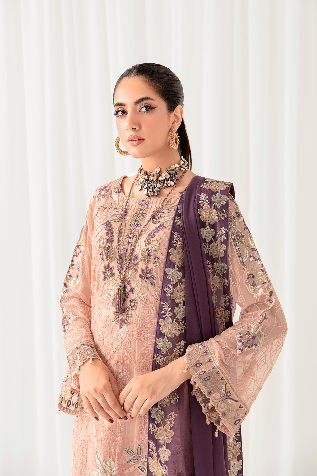 Ramsha | Rangoon Chiffon Collection 24 | D-1007 by Ramsha - Designer Dress - Type: Ladies Clothes - Available at Libayah - 100% Original
