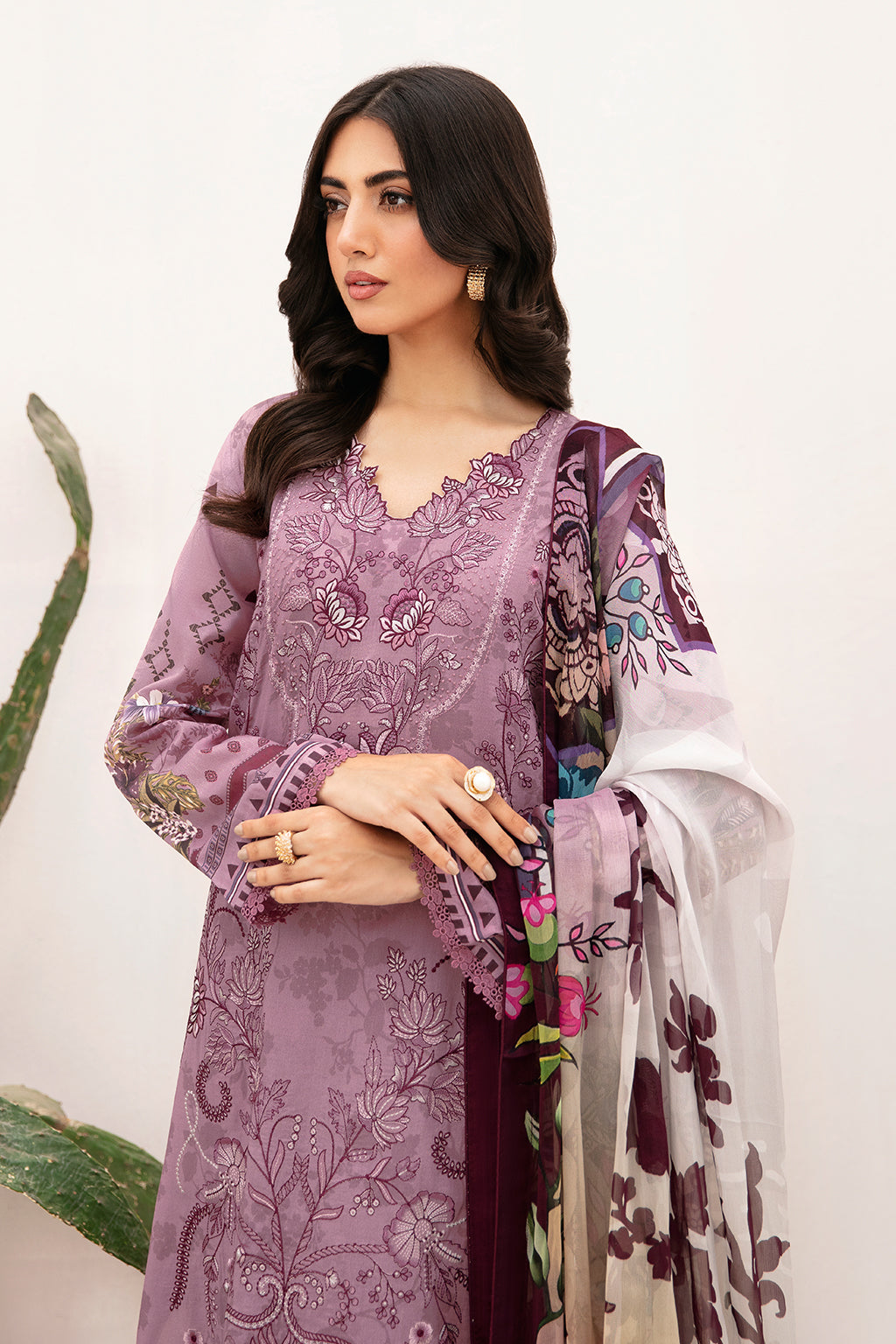 Ramsha | Mashaal Luxury Lawn | L-1103 by Ramsha - Designer Dress - Type: Ladies Clothes - Available at Libayah - 100% Original