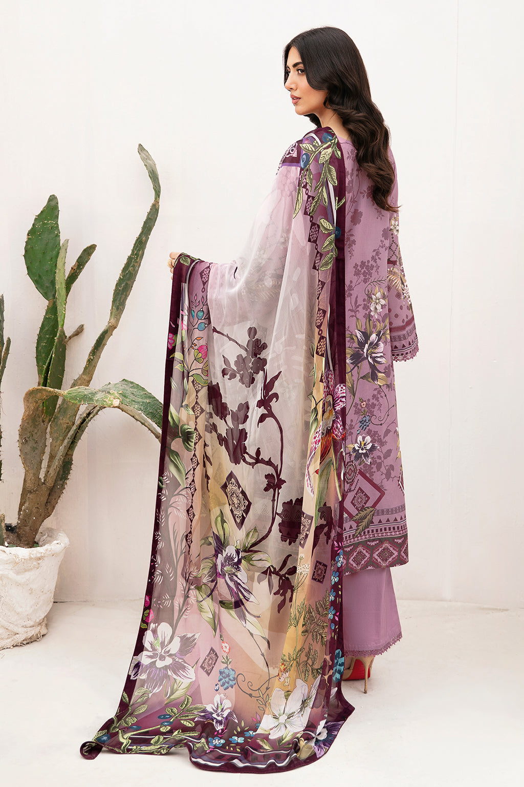 Ramsha | Mashaal Luxury Lawn | L-1103 by Ramsha - Designer Dress - Type: Ladies Clothes - Available at Libayah - 100% Original