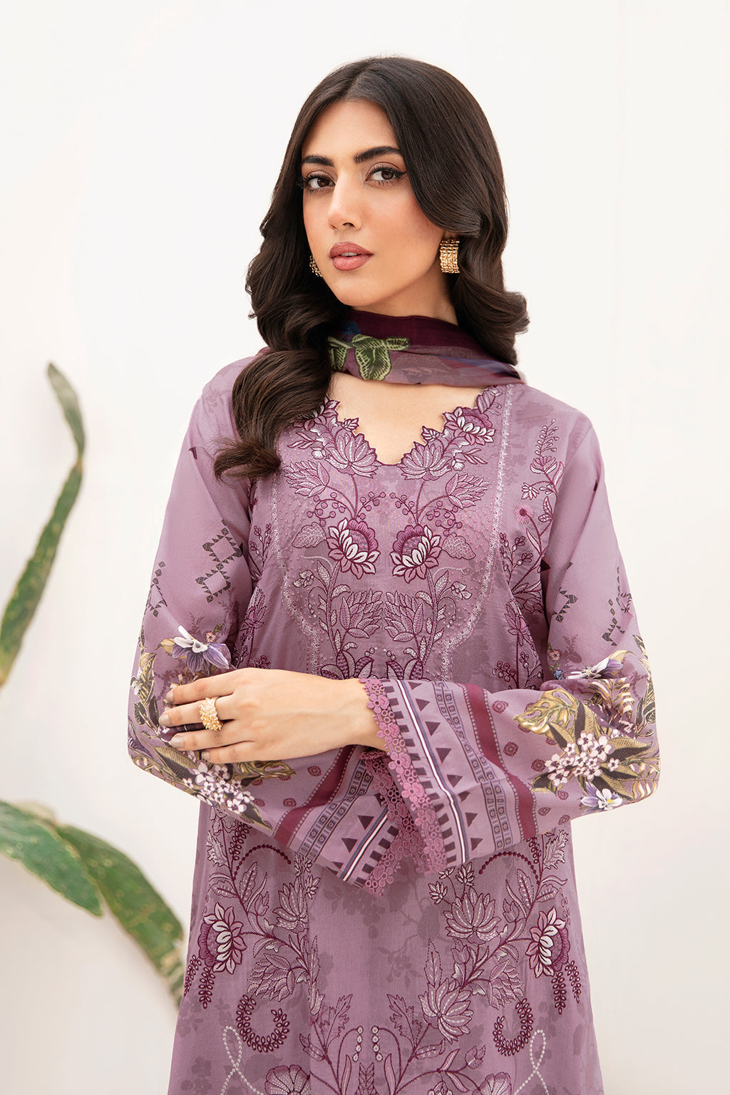 Ramsha | Mashaal Luxury Lawn | L-1103 by Ramsha - Designer Dress - Type: Ladies Clothes - Available at Libayah - 100% Original
