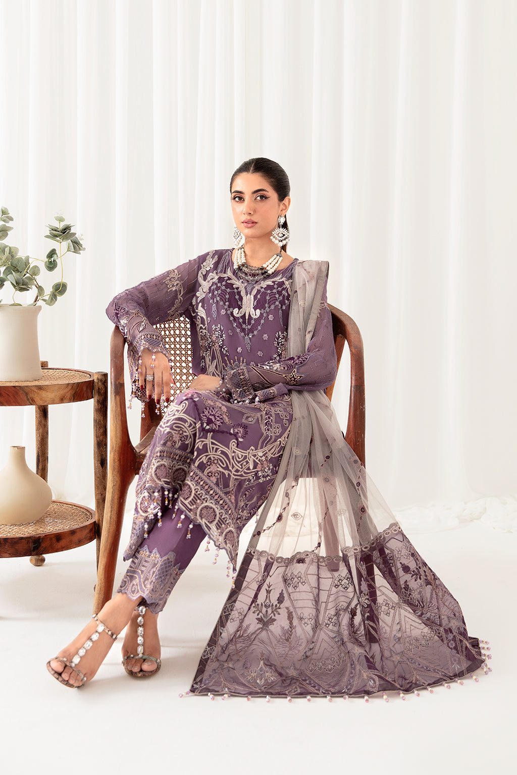 Ramsha | Rangoon Chiffon Collection 24 | D-1002 by Ramsha - Designer Dress - Type: Ladies Clothes - Available at Libayah - 100% Original