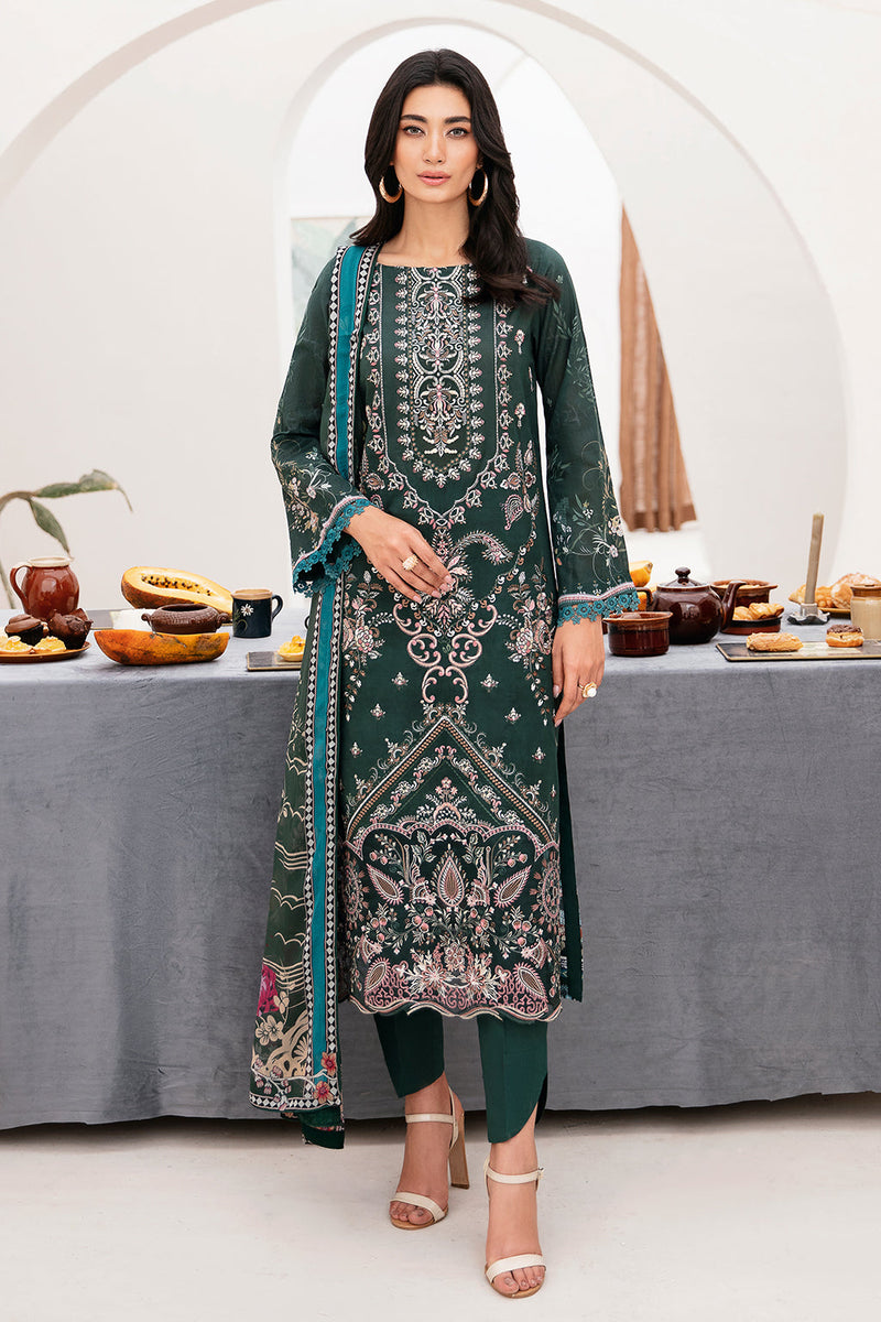 Ramsha | Mashaal Luxury Lawn | L-1109 by Ramsha - Designer Dress - Type: Ladies Clothes - Available at Libayah - 100% Original