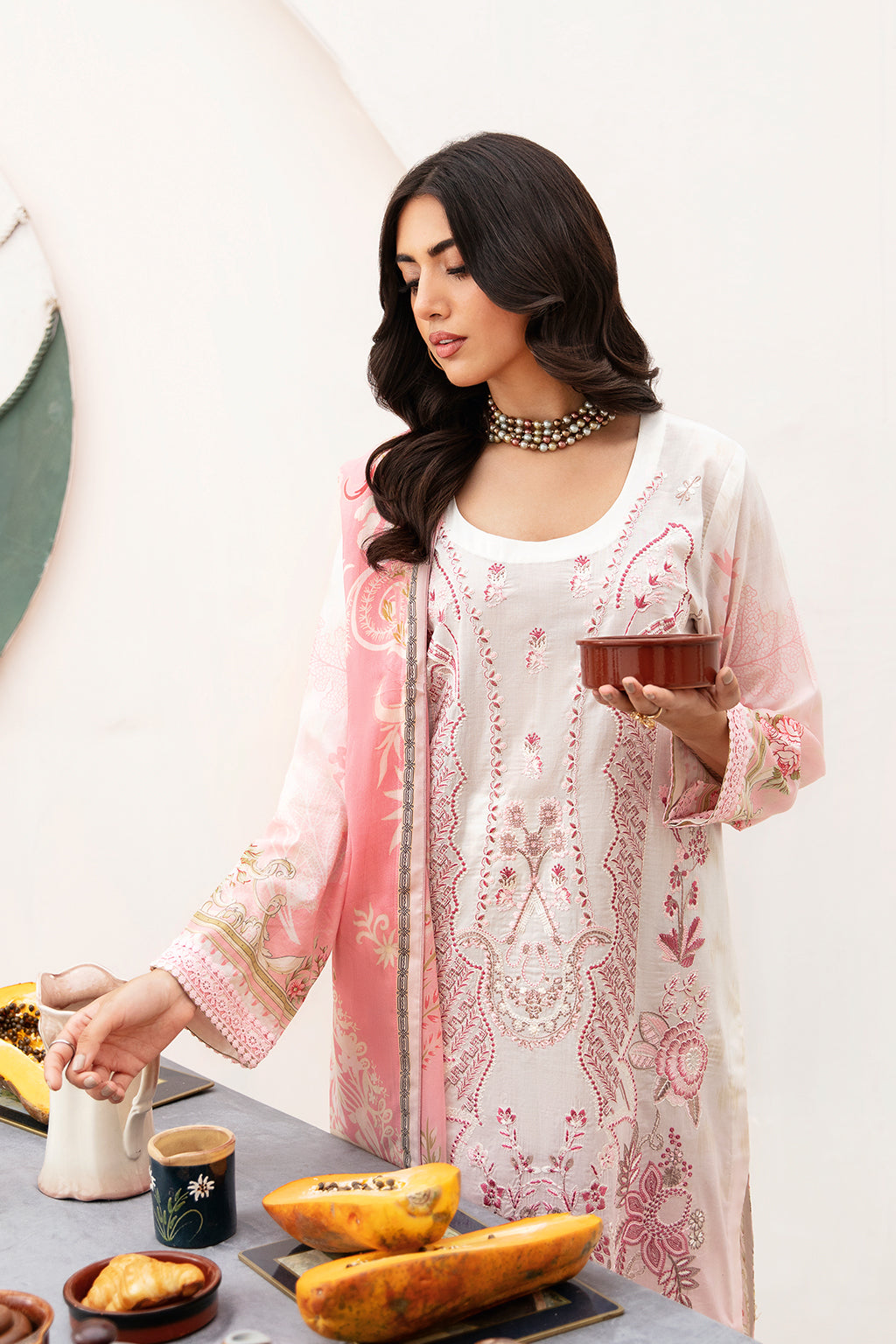 Ramsha | Mashaal Luxury Lawn | L-1104 by Ramsha - Designer Dress - Type: Ladies Clothes - Available at Libayah - 100% Original