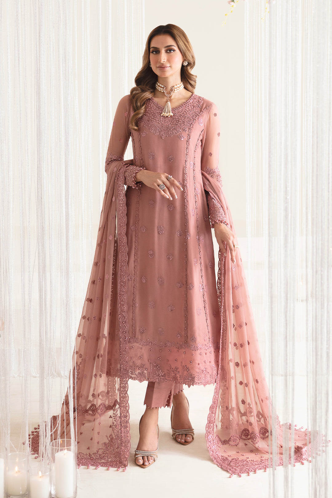 Alizeh | Reena Wedding Edits | AF-HM-4016-CRIMSON by Alizeh - Designer Dress - Type: Ladies Clothes - Available at Libayah - 100% Original