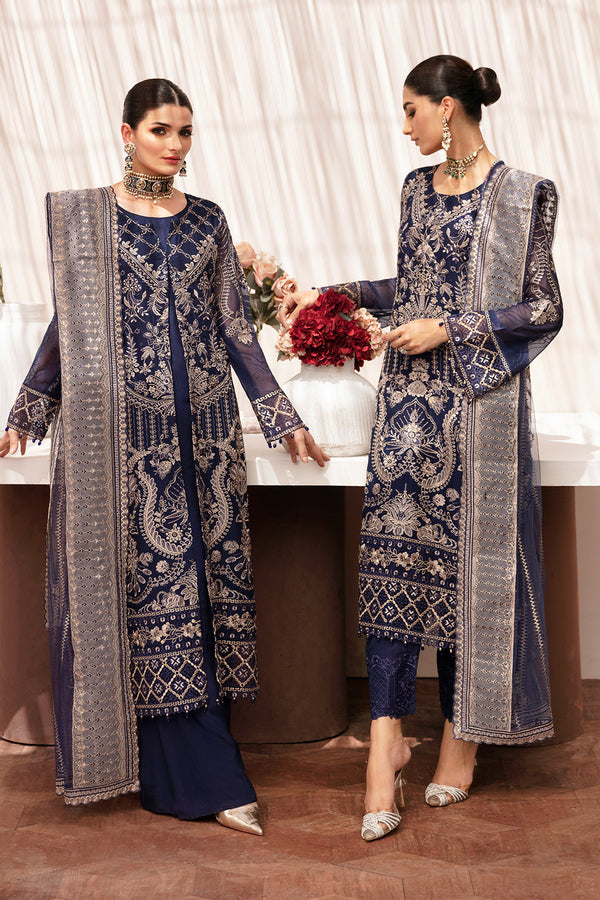 Ramsha | Weightless Chiffon 24 | K-203 by Ramsha - Designer Dress - Type: Ladies Clothes - Available at Libayah - 100% Original