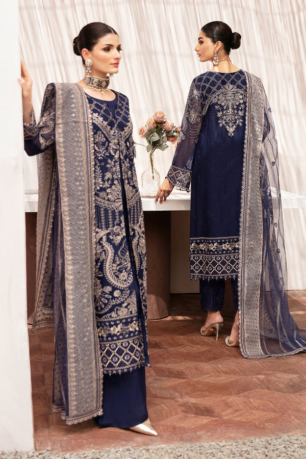 Ramsha | Weightless Chiffon 24 | K-203 by Ramsha - Designer Dress - Type: Ladies Clothes - Available at Libayah - 100% Original